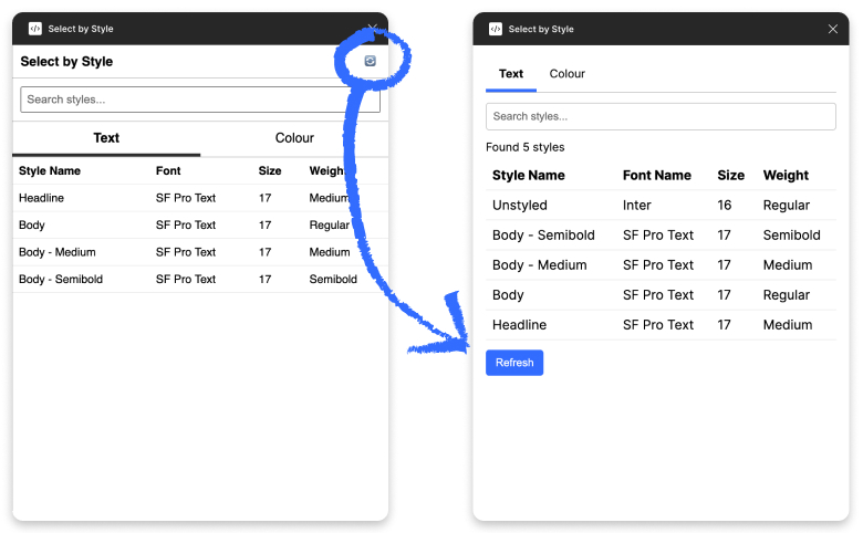 Screenshot of randomly positioned button after request