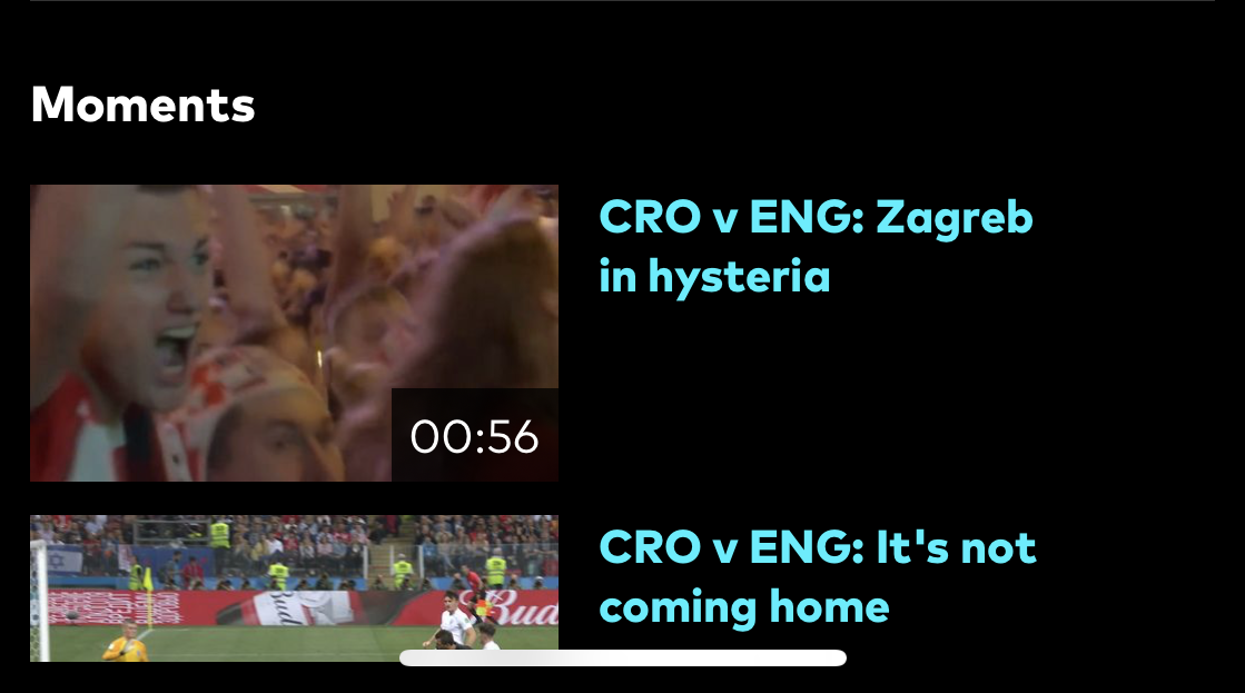 optus world cup app highlights