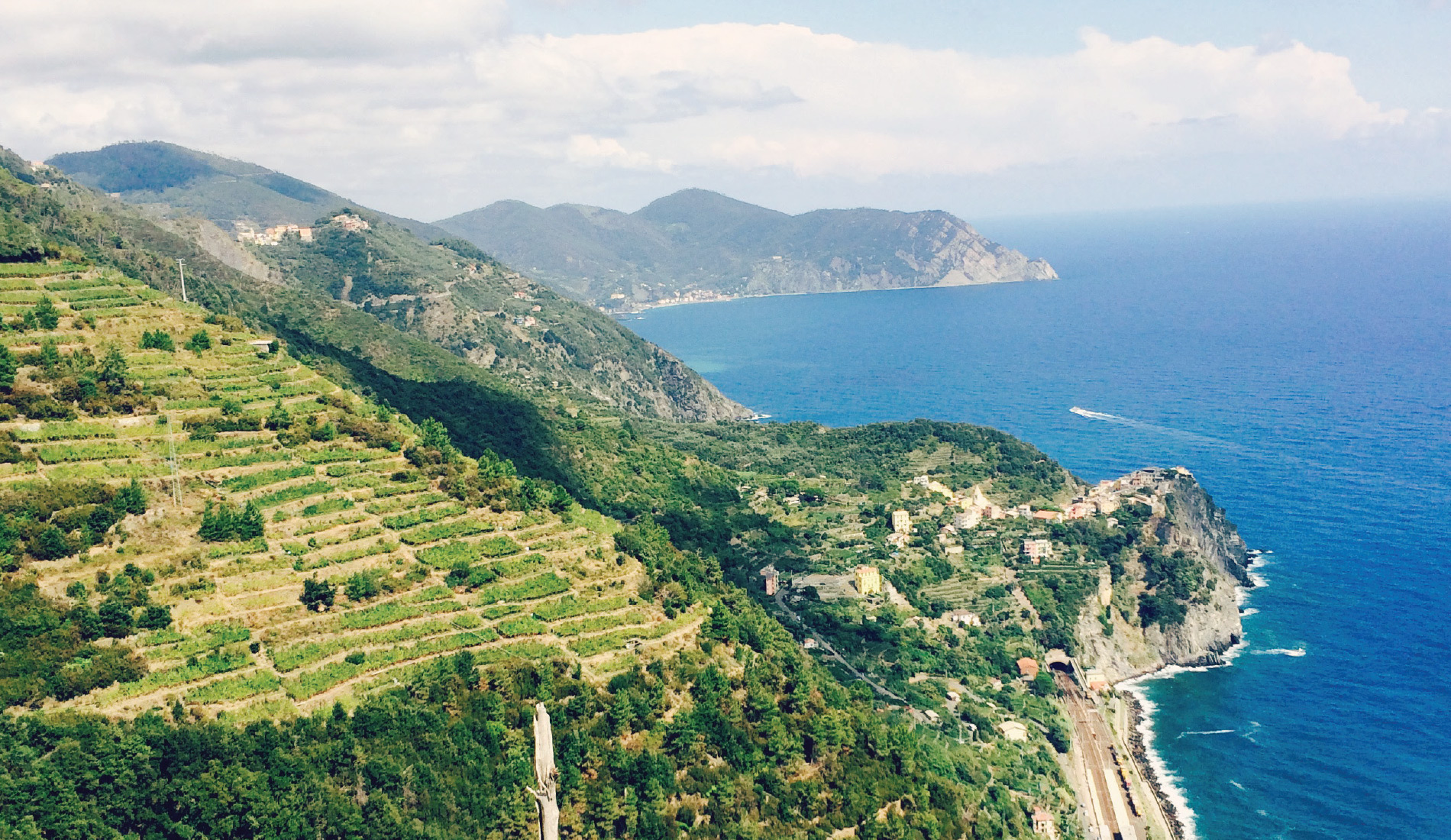 Sea, Vines & Colourful Towns