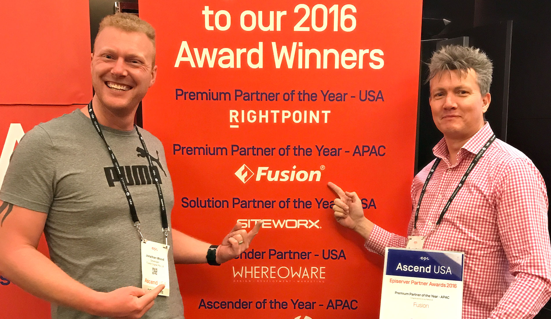 Fusion awarded global accolade at the 2017 Epi Ascend Awards